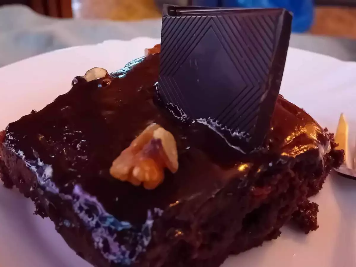 Ако наистина здравословни браунита с черен шоколад не се изяде