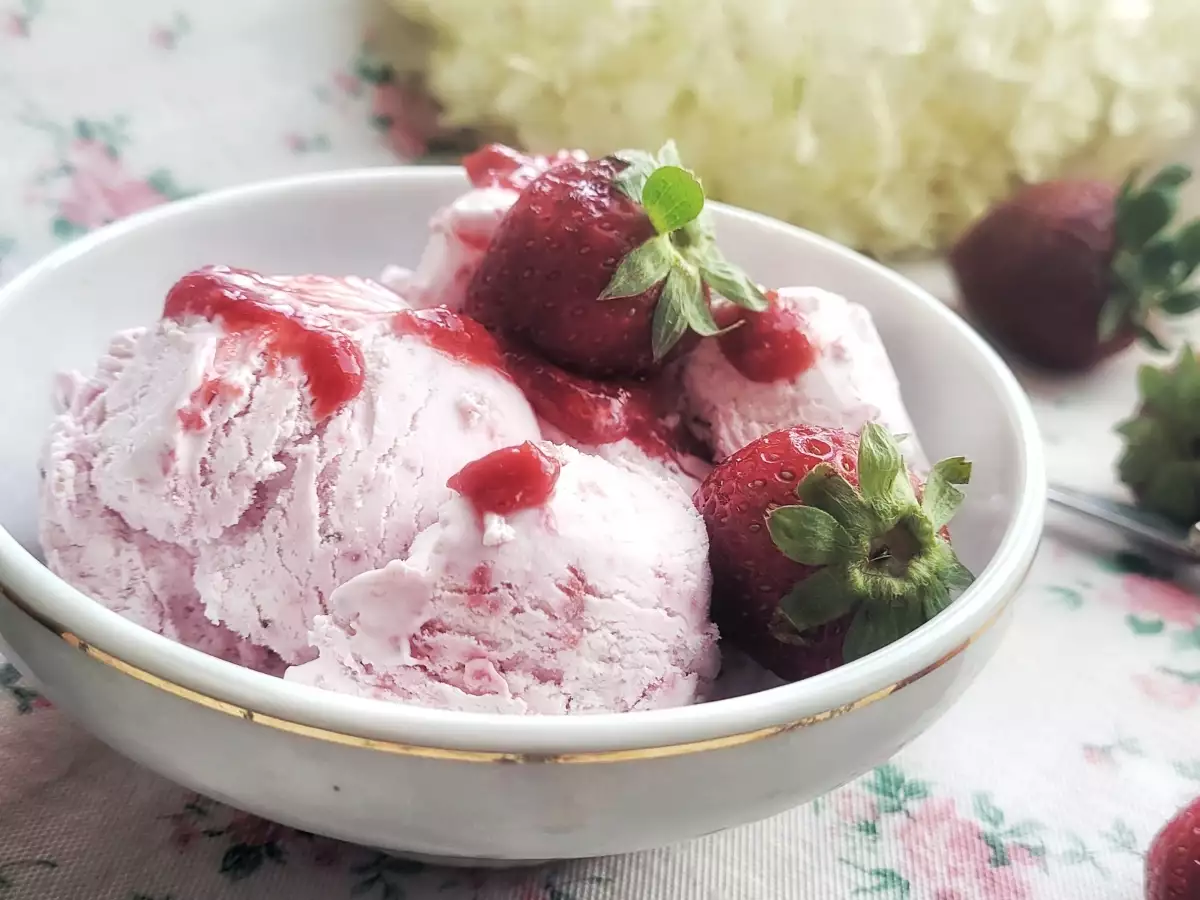 Лесен ягодов сладолед който ще изчезне за 5 минути