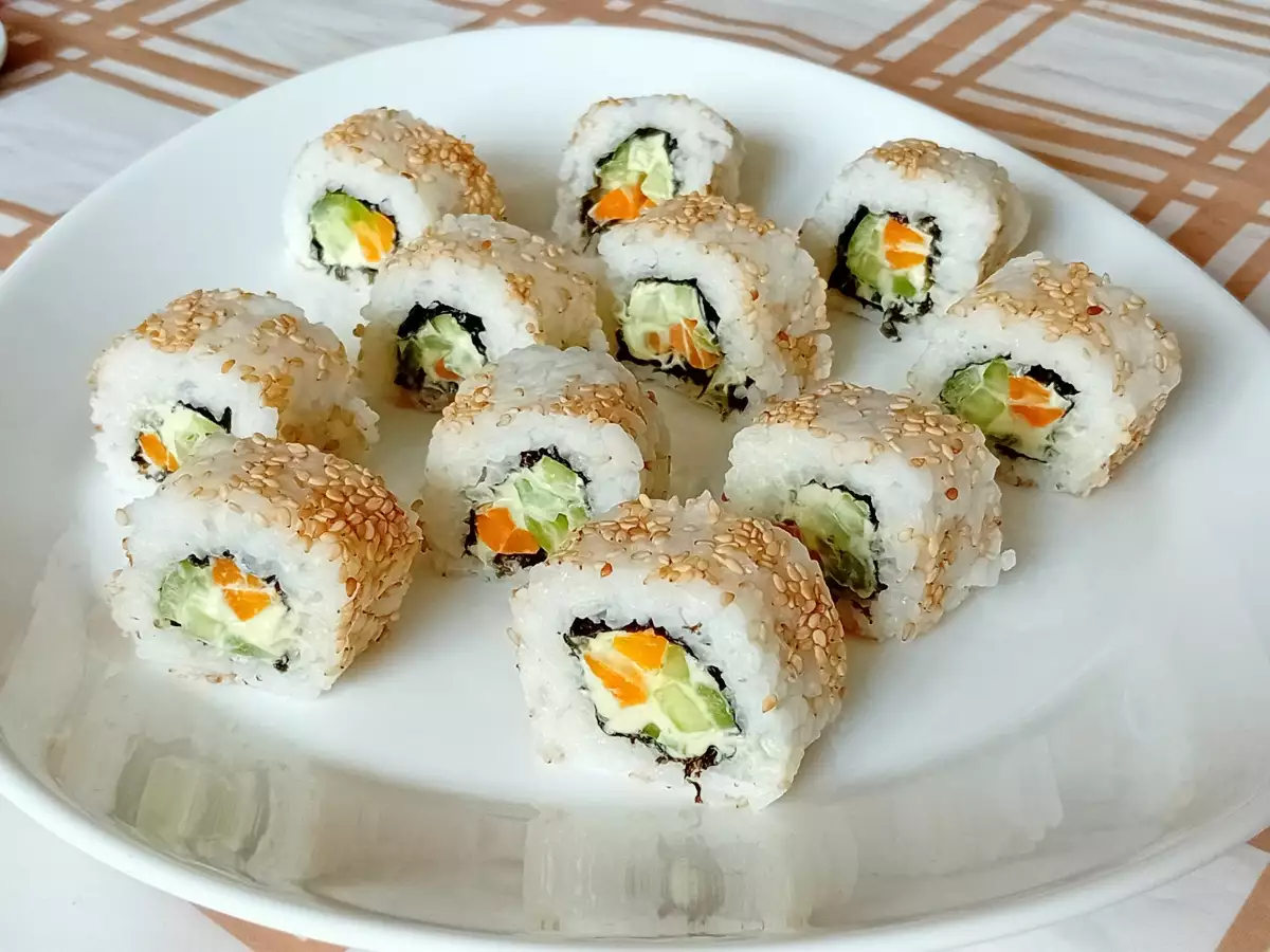 Вегетарианско суши - леко и много вкусно суши, с което