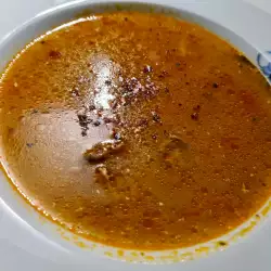Агнешка супа с доматено пюре