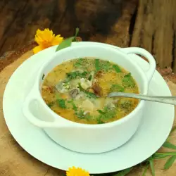 Агнешка супа с жълтъци