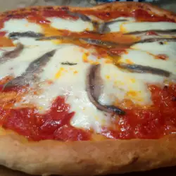 Пица по италиански с моцарела