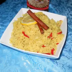 Гарнитура с ориз и лимони