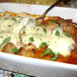 Пиле по италиански с чесън
