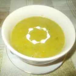 Крем супа от тиквички с олио