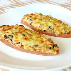 Батати с плънка от патладжани
