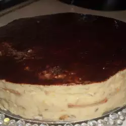 Бисквитена торта с банани и масло