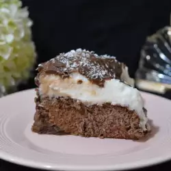 Бисквитена торта с грис по рецепта на Люси