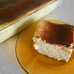 Торта с пудинг без захар