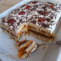 Лесна торта с моркови и бисквити