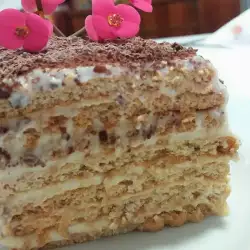 Бисквитена торта с кафе