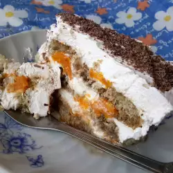 Бисквитена торта с тиква