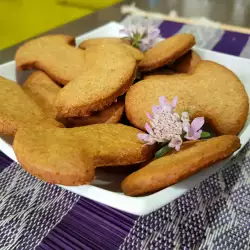 Медени бисквити с прясно мляко