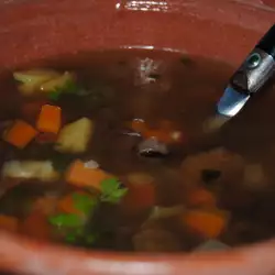 Гъбена супа с моркови