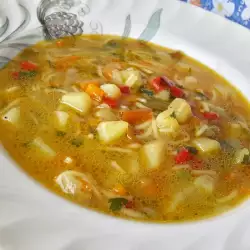 Бистра зеленчукова супа