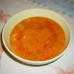 Боб чорба с доматен сок