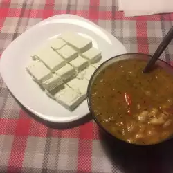 Постна супа с чесън