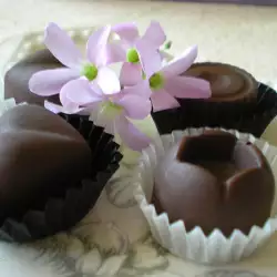 Бонбони с бял шоколад