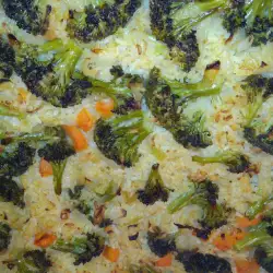 Ориз на фурна с броколи