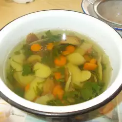 Диетична супа с бульон