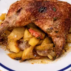 Апетитни бутчета с картофи на фурна