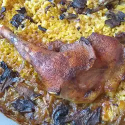 Ориз на фурна с пилешко