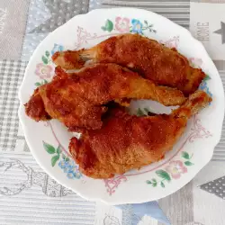 Панирано пиле с галета