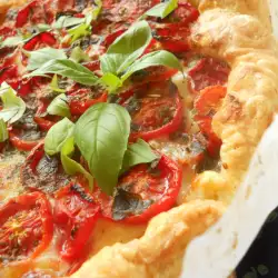 Вегетарианска пица с домати