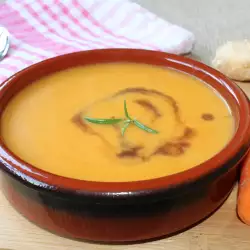 Крем супа от моркови със зеленчуков бульон