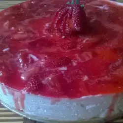 Десерт с ягоди и пудра захар