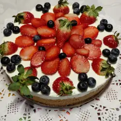 Чийзкейк с ягоди и боровинки
