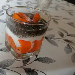 Здравословна закуска с кайсии и чия