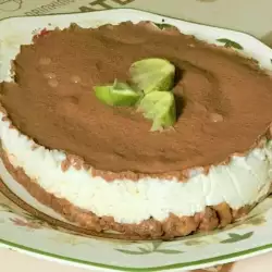 Десерт със заквасена сметана и лайм
