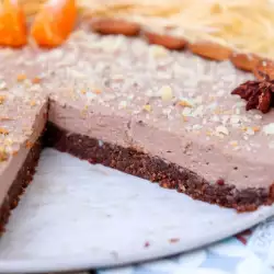 Шоколадова бисквитена торта с какао