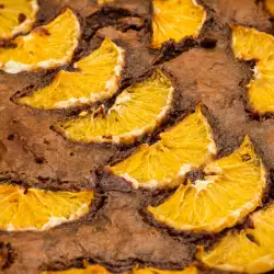 Шоколадова торта с портокалова полента