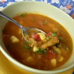 Супа с магданоз без месо