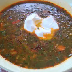 Супа от коприва с брашно