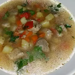 Свинска супа с мащерка