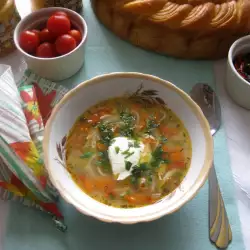Супа с месо и домати