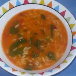 Супа с доматено пюре без месо