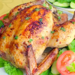 Пълнена кокошка по гръцки