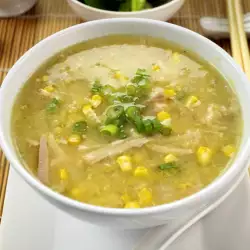 Пилешка супа с царевица