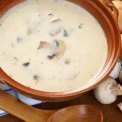 Супа с гъби и шери