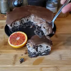 Десерт с портокалова кора без печене
