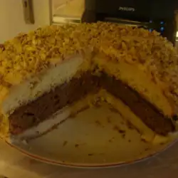 Торта на 3 блата с домашен крем