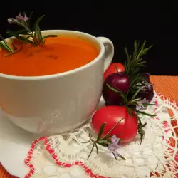 Доматена супа с мащерка