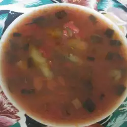 Доматена супа с бакла
