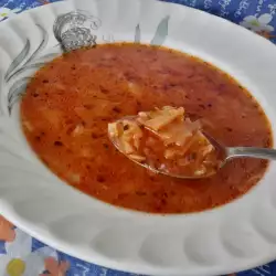 Постна супа със зеле