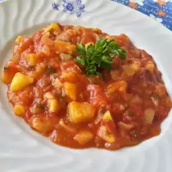 Манджа с картофи и домати