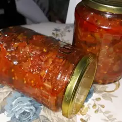 Патладжани и чушки в доматен сос